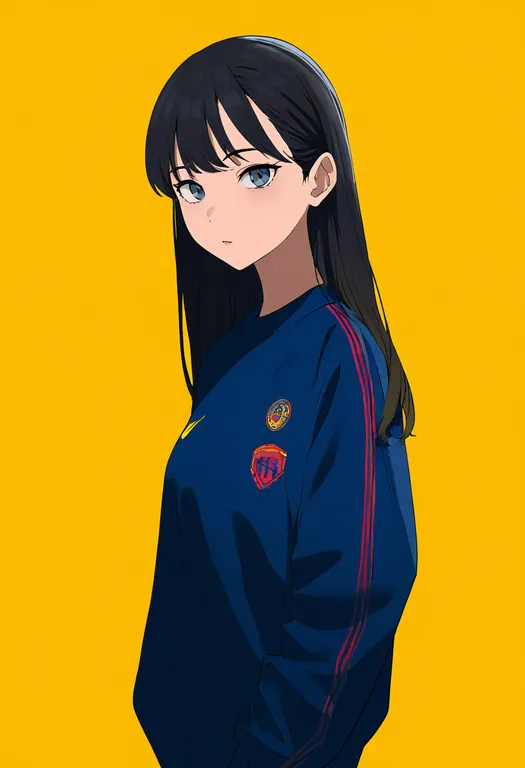 masterpiece, best quality, newest, absurdres, highres, safe, fc_barcelona, solo, full_body, simple_background — by k3scat, made with ComfyUI