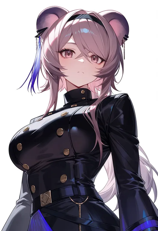 masterpiece, best quality, score_7, safe, lin (arknights), arknights, solo, upper body, simple background — by k3scat, made with ComfyUI
