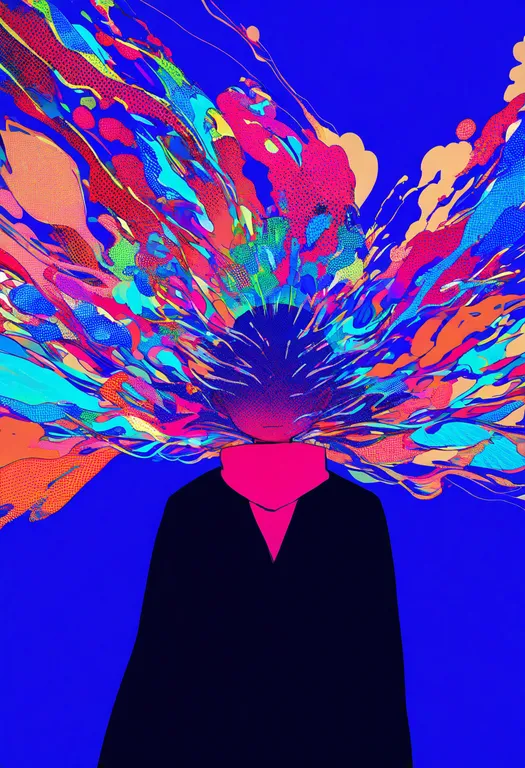 masterpiece, best quality, newest, absurdres, highres, safe, colorful_clouds, 1girl, solo, simple_background — by k3scat, made with ComfyUI