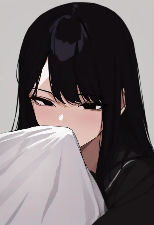 masterpiece, best quality, newest, absurdres, highres, safe, bed_sheet, 1girl, solo, simple_background — by k3scat, made with ComfyUI