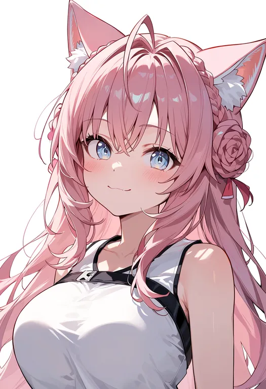 masterpiece, best quality, score_7, safe, kokoro (hakui koyori), solo, upper body, simple background — by k3scat, made with ComfyUI