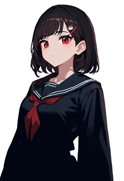 masterpiece, best quality, newest, absurdres, highres, safe, ibara, solo, simple_background — by k3scat, made with ComfyUI