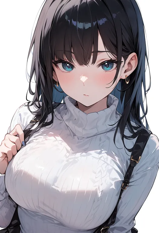 masterpiece, best quality, score_7, safe, card (medium), 1girl, solo, upper body, simple background — by k3scat, made with ComfyUI