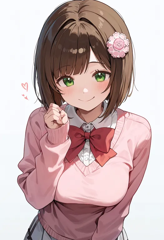 masterpiece, best quality, score_7, safe, maekawa miku, solo, upper body, simple background — by k3scat, made with ComfyUI