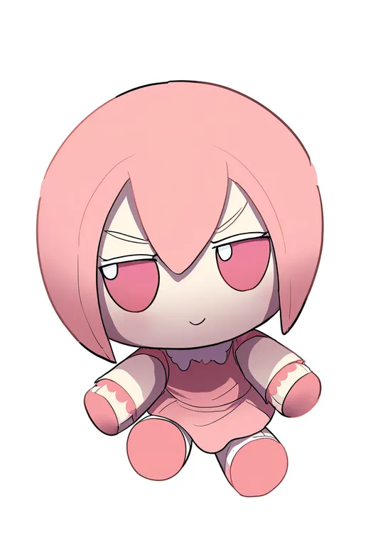 masterpiece, best quality, newest, absurdres, highres, safe, fumo_(doll), 1girl, solo, simple_background — by k3scat, made with ComfyUI