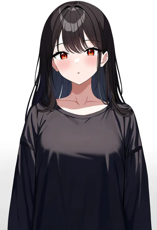 masterpiece, best quality, newest, absurdres, highres, safe, sleepwear, 1girl, solo, simple_background — by k3scat, made with ComfyUI
