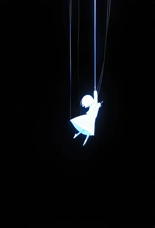masterpiece, best quality, newest, absurdres, highres, safe, puppet_strings, 1girl, solo, simple_background — by k3scat, made with ComfyUI