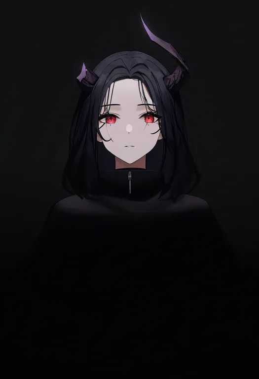 masterpiece, best quality, newest, absurdres, highres, safe, broken_horn, 1girl, solo, simple_background — by k3scat, made with ComfyUI