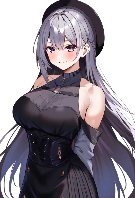 masterpiece, best quality, newest, absurdres, highres, safe, atelier_viorate, solo, simple_background — by k3scat, made with ComfyUI