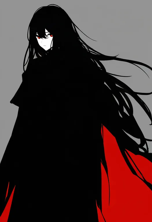 masterpiece, best quality, newest, absurdres, highres, safe, torn_cape, 1girl, solo, simple_background — by k3scat, made with ComfyUI