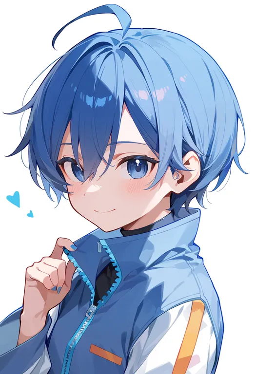 masterpiece, best quality, score_7, safe, kaito (vocaloid), vocaloid, solo, upper body, simple background — by k3scat, made with ComfyUI