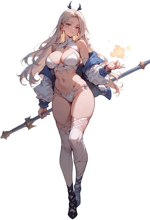 masterpiece, best quality, score_7, safe, bravely default: fairy's effect, solo, simple background — by k3scat, made with ComfyUI