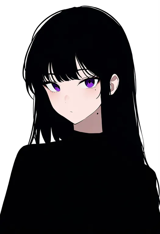 masterpiece, best quality, newest, absurdres, highres, safe, mole, 1girl, solo, simple_background — by k3scat, made with ComfyUI