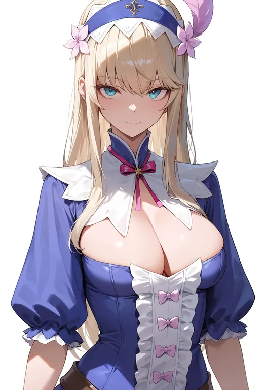 masterpiece, best quality, score_7, safe, chevalier d'eon (fate), solo, upper body, simple background — by k3scat, made with ComfyUI