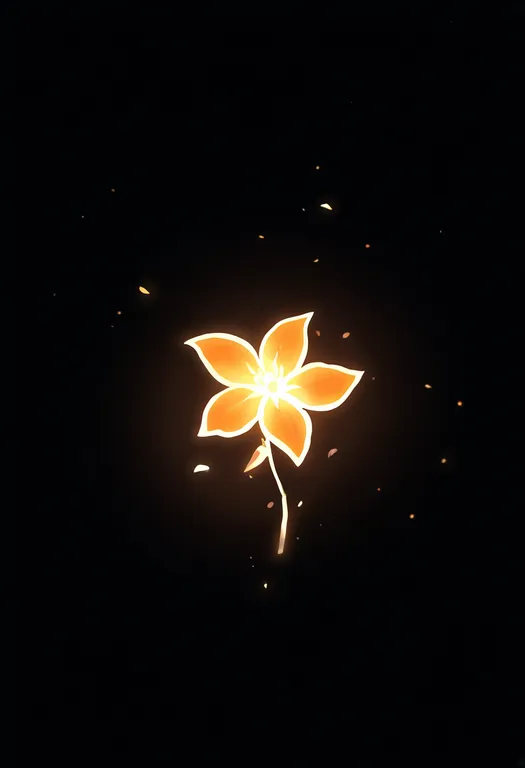 masterpiece, best quality, newest, absurdres, highres, safe, glowing_flower, 1girl, solo, simple_background — by k3scat, made with ComfyUI