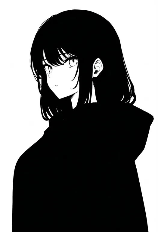 masterpiece, best quality, newest, absurdres, highres, safe, hood_down, 1girl, solo, upper_body, simple_background — by k3scat, made with ComfyUI