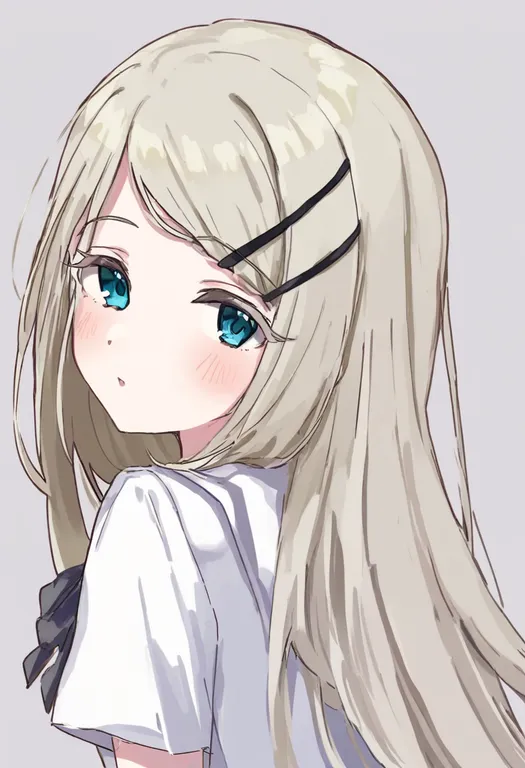 masterpiece, best quality, general, idolmaster 1, solo, simple background — by k3scat, made with ComfyUI