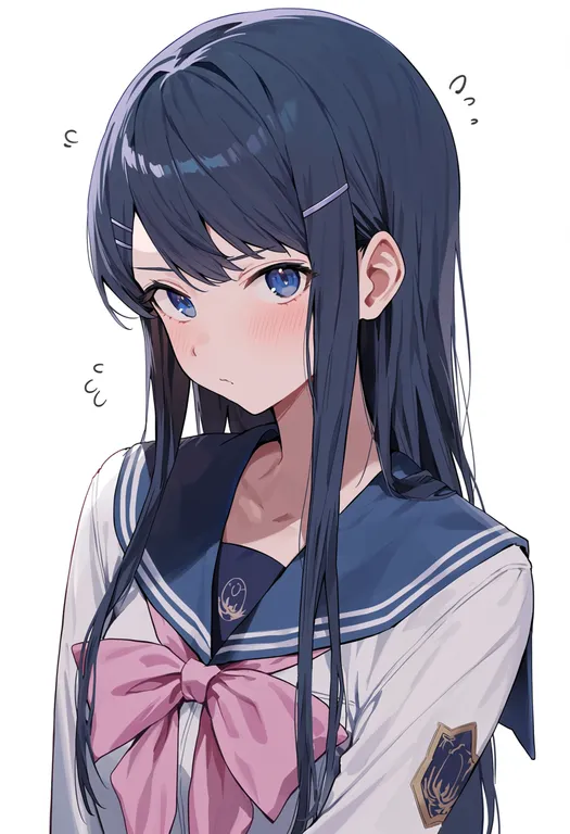 masterpiece, best quality, score_7, safe, maizono sayaka, solo, upper body, simple background — by k3scat, made with ComfyUI