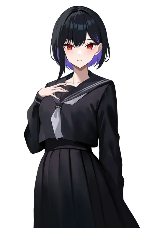 masterpiece, best quality, newest, absurdres, highres, safe, falcom, solo, simple_background — by k3scat, made with ComfyUI