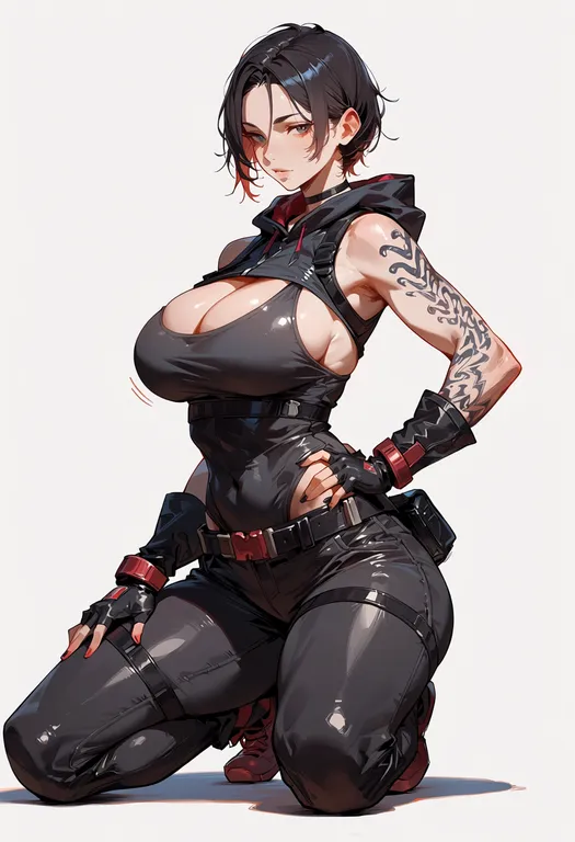 masterpiece, best quality, score_7, safe, pixiv robot wars 2, solo, simple background — by k3scat, made with ComfyUI