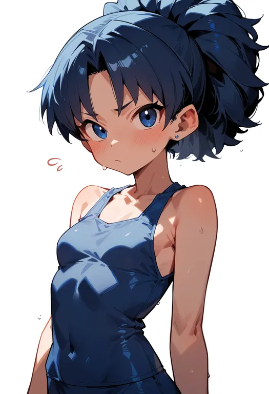 masterpiece, best quality, score_7, safe, tategami aoi, solo, upper body, simple background — by k3scat, made with ComfyUI