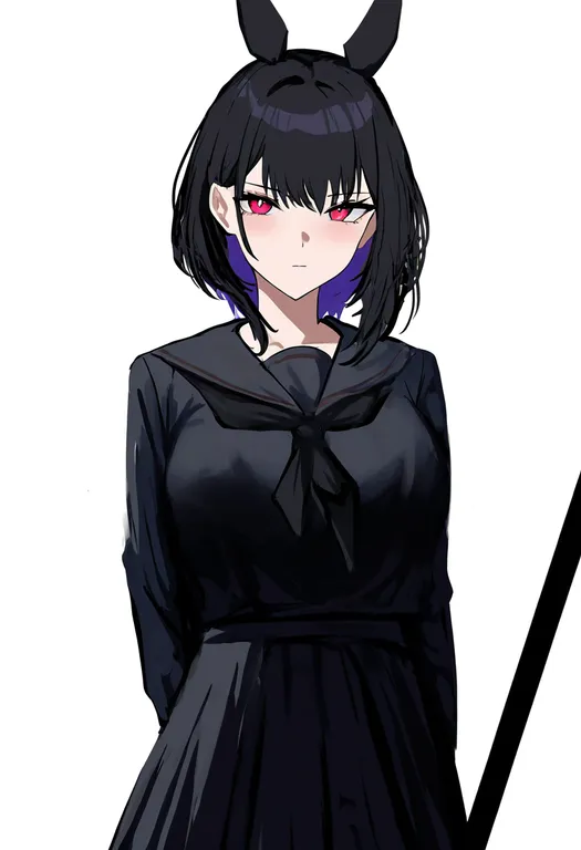 masterpiece, best quality, newest, absurdres, highres, safe, gremio_fbpa, solo, full_body, simple_background — by k3scat, made with ComfyUI