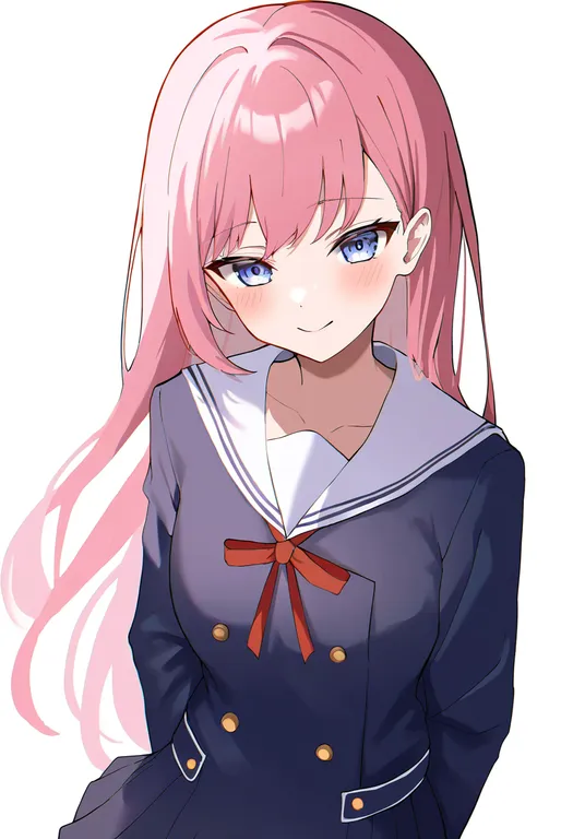 masterpiece, best quality, newest, absurdres, highres, safe, hanasakigawa_school_uniform, 1girl, solo, simple_background — by k3scat, made with ComfyUI