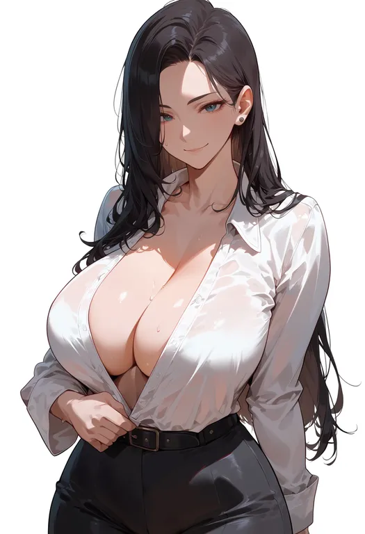 masterpiece, best quality, score_7, safe, onna kyoushi, solo, simple background — by k3scat, made with ComfyUI