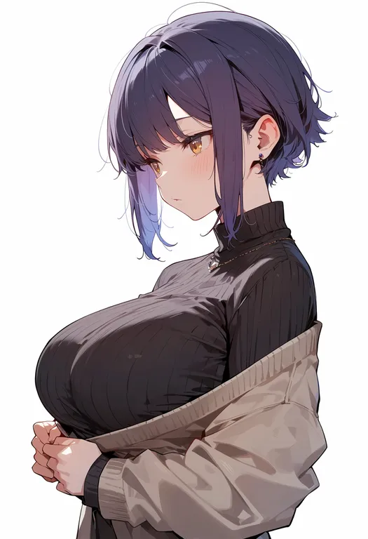 masterpiece, best quality, score_7, safe, hime granzchesta, solo, upper body, simple background — by k3scat, made with ComfyUI