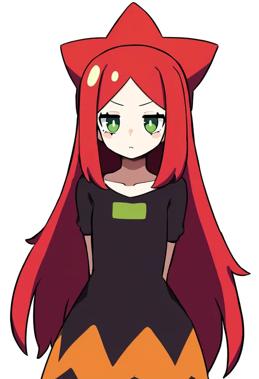 masterpiece, best quality, newest, absurdres, highres, safe, attouteki_yuugi_mugen_souls, solo, simple_background — by k3scat, made with ComfyUI