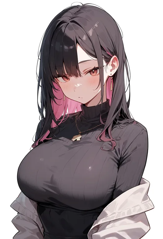 masterpiece, best quality, score_7, safe, tofu, 1girl, solo, upper body, simple background — by k3scat, made with ComfyUI