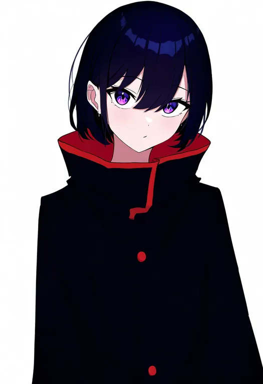 masterpiece, best quality, newest, absurdres, highres, safe, akatsuki_uniform, 1girl, solo, simple_background — by k3scat, made with ComfyUI