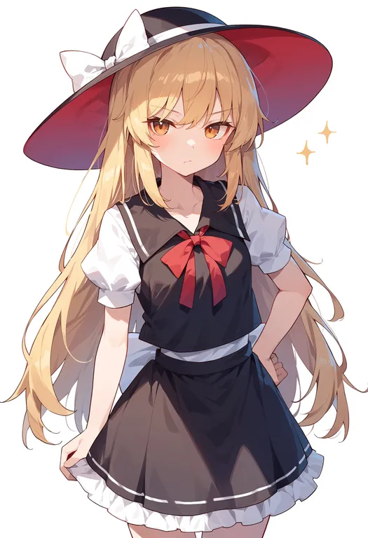 masterpiece, best quality, score_7, safe, yuki (touhou), touhou, solo, upper body, simple background — by k3scat, made with ComfyUI