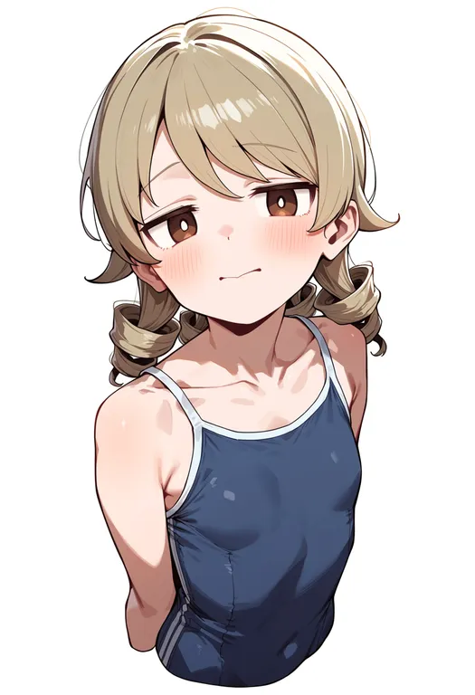 masterpiece, best quality, score_7, safe, morikubo nono, solo, upper body, simple background — by k3scat, made with ComfyUI