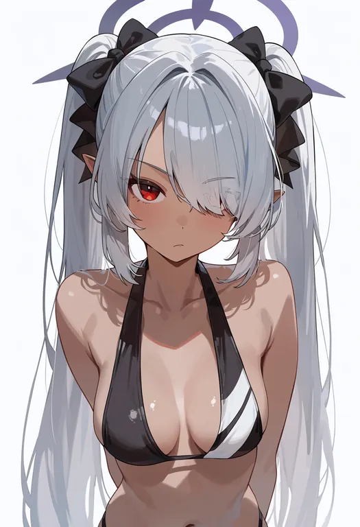 masterpiece, best quality, score_7, safe, iori (swimsuit) (blue archive), blue archive, solo, upper body… — by k3scat, made with ComfyUI