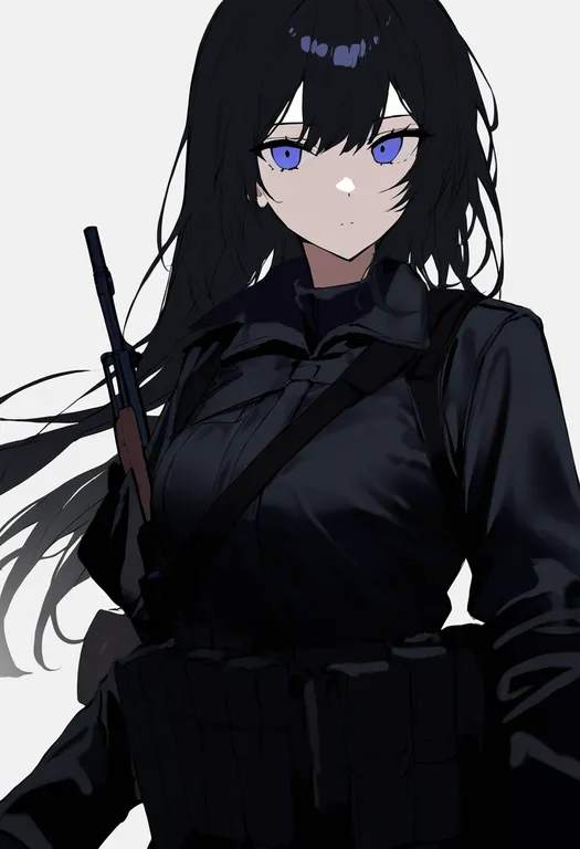 masterpiece, best quality, newest, absurdres, highres, safe, beretta_1301, 1girl, solo, simple_background — by k3scat, made with ComfyUI