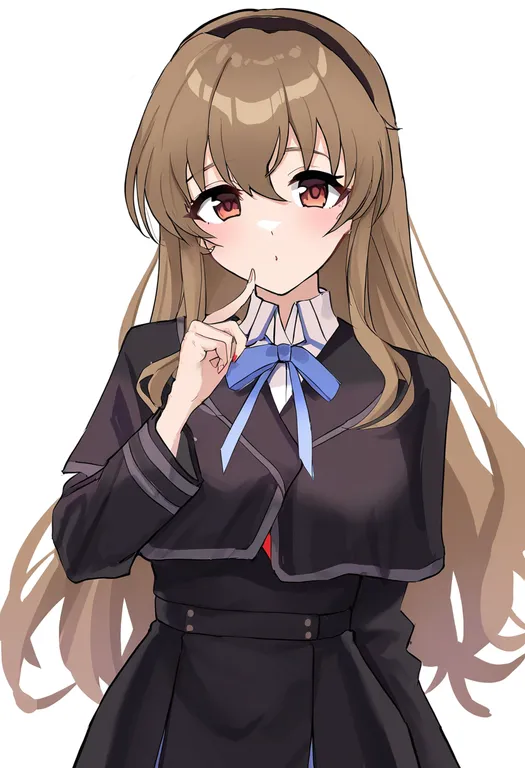 masterpiece, best quality, newest, absurdres, highres, safe, nogizaka46, solo, simple_background — by k3scat, made with ComfyUI