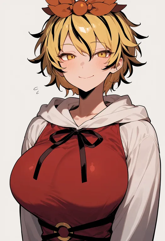 masterpiece, best quality, score_7, safe, toramaru shou, touhou, solo, upper body, simple background — by k3scat, made with ComfyUI