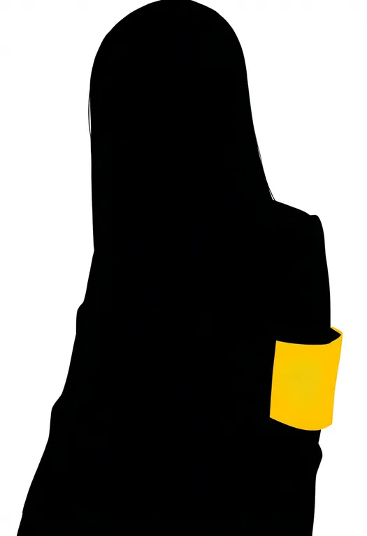 masterpiece, best quality, newest, absurdres, highres, safe, yellow_armband, 1girl, solo, simple_background — by k3scat, made with ComfyUI