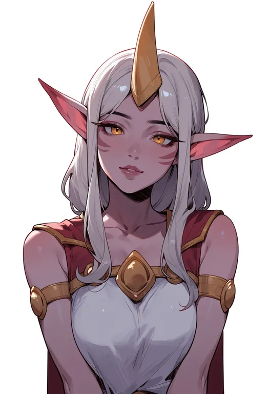 masterpiece, best quality, score_7, safe, soraka (league of legends), league of legends, solo, upper body… — by k3scat, made with ComfyUI
