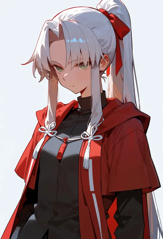 masterpiece, best quality, score_7, safe, amakusa shirou (fate), solo, upper body, simple background — by k3scat, made with ComfyUI