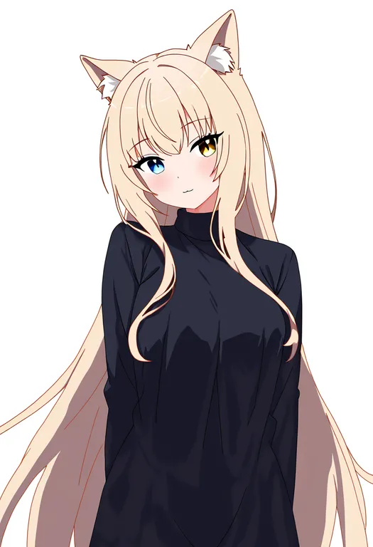 masterpiece, best quality, newest, absurdres, highres, safe, nekopara, solo, simple_background — by k3scat, made with ComfyUI