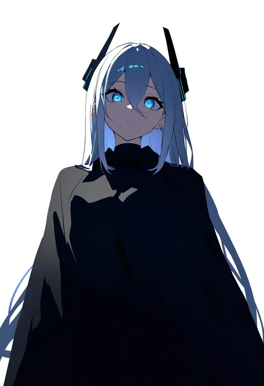 masterpiece, best quality, newest, absurdres, highres, safe, floating_headgear, 1girl, solo, simple_background — by k3scat, made with ComfyUI