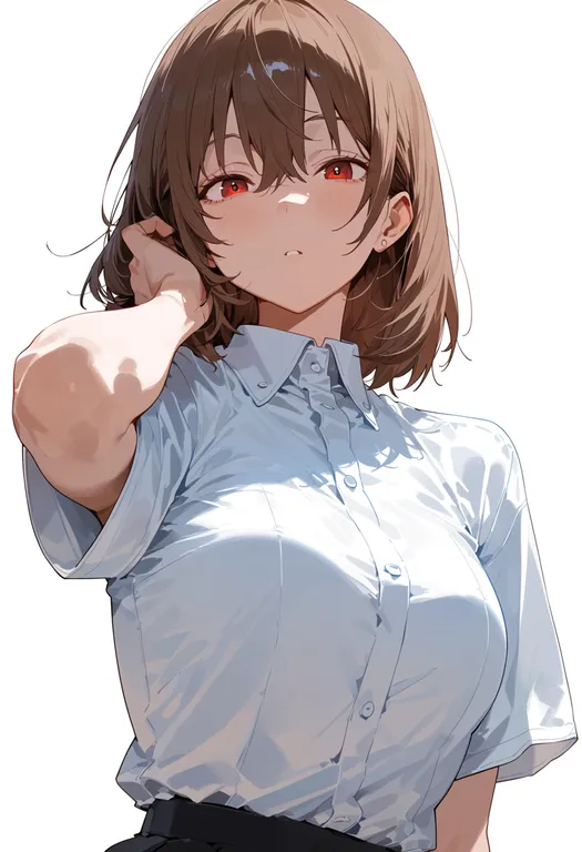 masterpiece, best quality, score_7, safe, akechi gorou, solo, upper body, simple background — by k3scat, made with ComfyUI