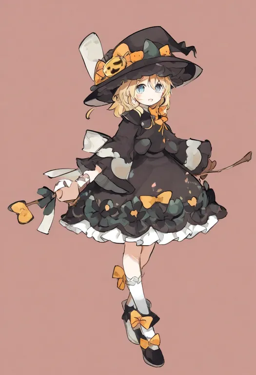 masterpiece, best quality, general, orange bow, 1girl, solo, simple background — by k3scat, made with ComfyUI