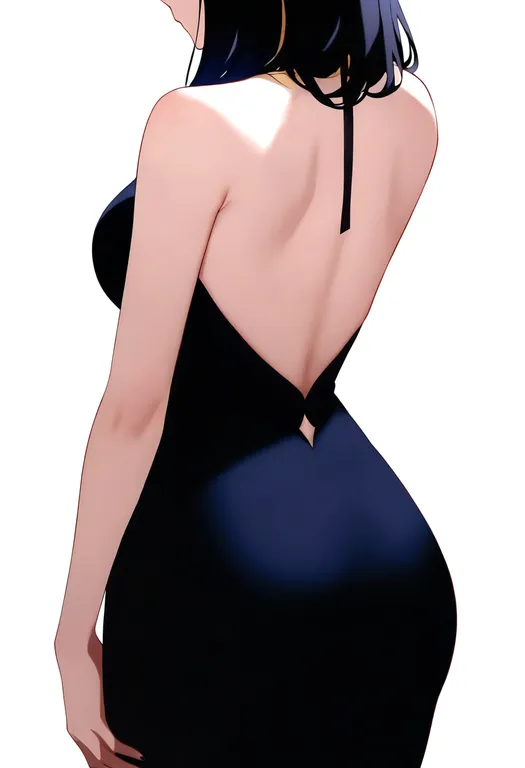 masterpiece, best quality, newest, absurdres, highres, safe, backless_leotard, 1girl, solo, simple_background — by k3scat, made with ComfyUI