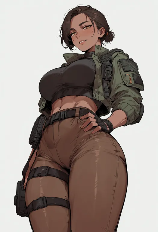 masterpiece, best quality, score_7, safe, dorfic, 1girl, solo — by k3scat, made with ComfyUI