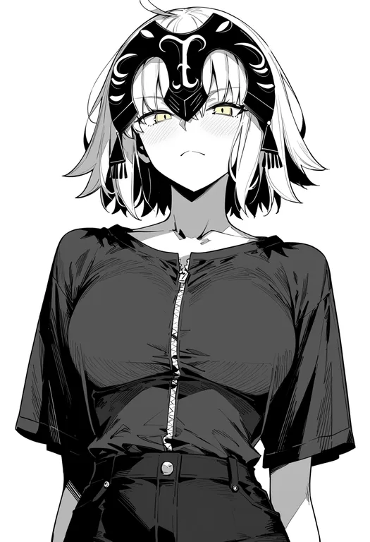 masterpiece, best quality, score_7, safe, jeanne d'arc alter (fate), fate/grand order, solo, upper body… — by k3scat, made with ComfyUI
