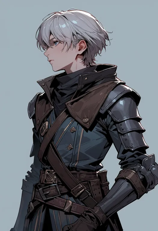 masterpiece, best quality, score_7, safe, adventurer (ff14), solo, upper body, simple background — by k3scat, made with ComfyUI