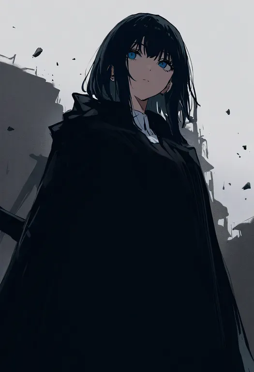 masterpiece, best quality, newest, absurdres, highres, safe, debris, 1girl, solo, simple_background — by k3scat, made with ComfyUI